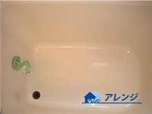 強化プラスチック浴槽(FRP浴槽)施工後